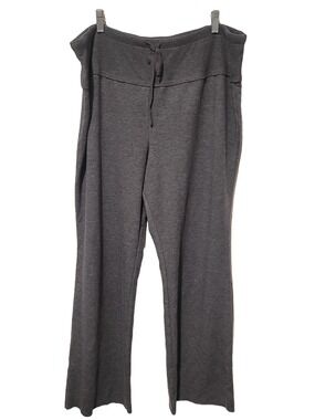 Zella Charcoal Wide-Leg Track Pants